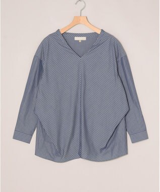 ONWARD Reuse Park 【自由区】ブラウス秋冬 ネイビー