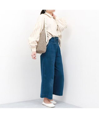 UNBILLION カシュカシュ cachecache / フリーハンドルクロッシェトートバッグ GY