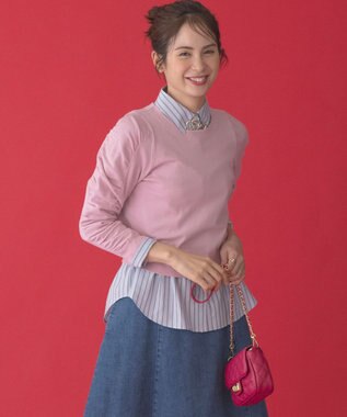 組曲 スリーハート ブローチ ゴールド系