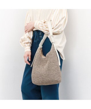 UNBILLION カシュカシュ cachecache / フリーハンドルクロッシェトートバッグ