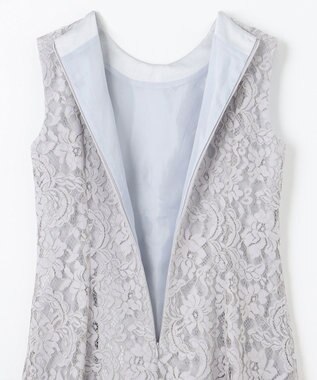 GRACE CONTINENTAL レースドレス グレー