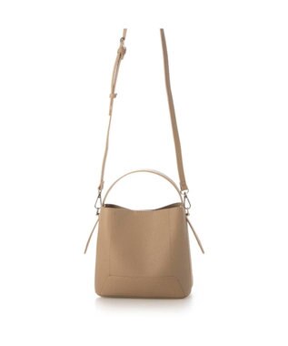 UNBILLION カシュカシュ cachecache / シボ合皮ミニバゲットバッグ オーク