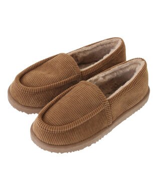 Green Parks ・ｒｉｃｈ　ｂｌｕｅ　コーデュロイスリッポン Camel