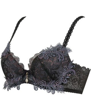 Wing ブラジャー Wing Lesiage ふっくらまる胸メイク 背中の段差を軽減 やさしくフィット 【2880シリーズ】 パッド有 ブラ PB2880 ウイング／ワコール ブラック