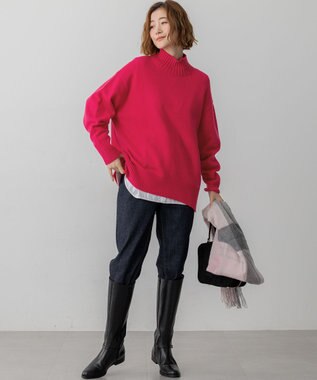 23区 【洗える】23区DENIM ボーイズテーパード パンツ ネイビー系