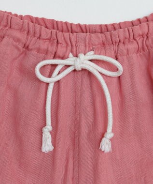 京和晒綿紗 【紗栄子さん愛用パジャマの色違い/UNISEX】ガーゼパジャマ 2重合わせ 草木染め【さんご】 さんご