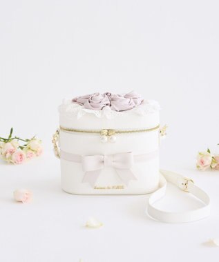 Maison de FLEUR ローズブーケキューブショルダーバッグ