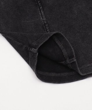 WEGO ヴィンテージウォッシュネックリボントップス スミクロ