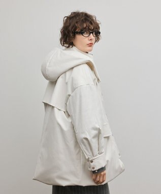 GRACE CONTINENTAL パディングマルチwayコート ホワイト