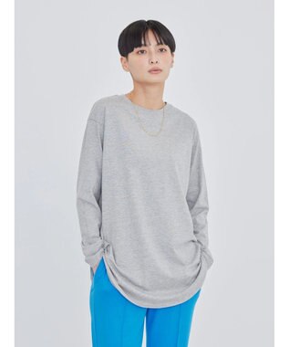 AMERICAN HOLIC カラフルラウンドカットプルオーバー2 Light Gray Mixture