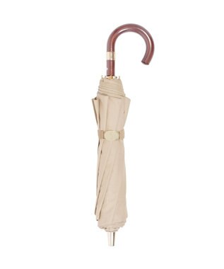 MOONBAT 【日本製】POLO RALPH LAUREN 遮光 晴雨兼用 折りたたみ日傘 ワンポイント 無地ポロ ブラウン