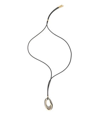 23区 シェルリング ネックレス ブラック系