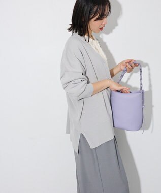 Green Parks ここちニットＶネックカーディガン Gray