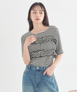 earth music&ecology SET2点マルチウェイバンドゥ＋プルオーバー Black