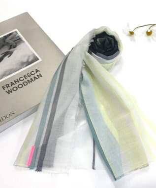 POLS 播州織 極細コットンストール Sサイズ グリーン