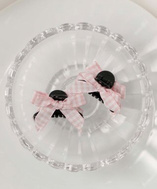 WEGO 【2点セット】L2Pアソートリボンクリップ ピンク