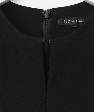 23区 【APPLAUDIR】クリアジョーゼット オールインワン ブラック系