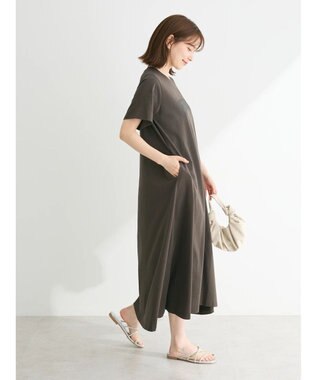 Green Parks ・ＳＵＧＡＲ　ＳＰＯＯＮ【ＣＯＯＬ】ロゴｐｔＴＥＥワンピ Charcoal Gray