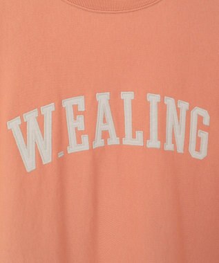 Green Parks 刺しゅうロゴ裏毛プルオーバー Orange