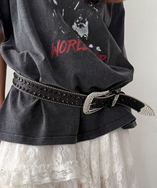 WEGO Lビジューラメベルト ブラック