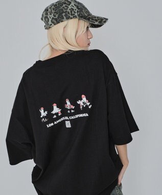 WEGO 【ユニセックス着用ITEM/MLサイズ展開】別注VISIONゴーストスケーターグラフィックT（SS）