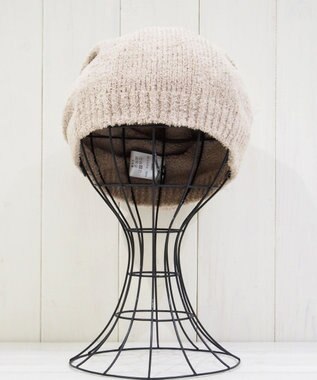 石田製帽 マイクロモール ホールガーメント ニット帽 ベージュ