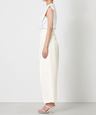 NAVE 【ReNAVE・セットアップ可/洗える/撥水加工】ホロウツイル パンツ ホワイト系