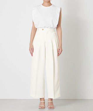 NAVE 【ReNAVE・セットアップ可/洗える/撥水加工】ホロウツイル パンツ ホワイト系