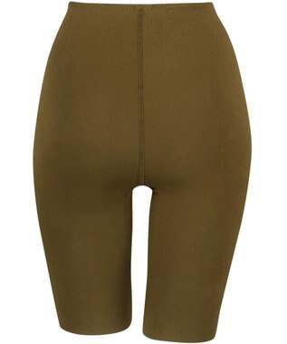 Wing あったかインナーボトム 綿100％(肌側) アウターにひびきにくい ムレにくい 【綿の贅沢 ここちフラット】 ひざ上丈 秋 冬 ER4472 ウイング／ワコール カーキブラウン