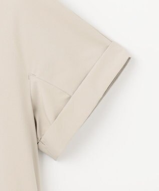 自由区 S 【カタログ掲載・セットアップ対応・接触冷感・UVケア・洗える】ファンクショナルクロス ブラウス サンド