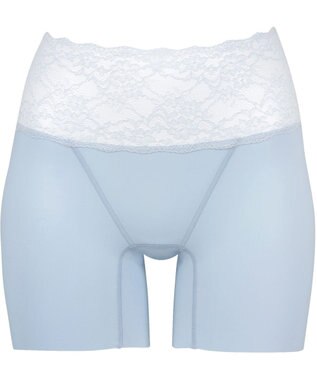 Wing 補整ショーツ 【Pパンツ】 おなかとヒップをほどよくサポート 汗の季節もさらっと快適 はきこみ丈ふかめ KJ4230 ウイング／ワコール ブルー