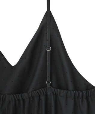 AMERICAN HOLIC サイドシャーリングVネックドットキャミワンピース Gray