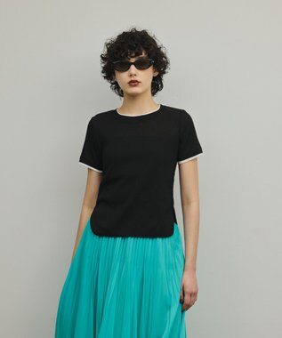 GRACE CONTINENTAL シアーテレコカットトップ ブラック