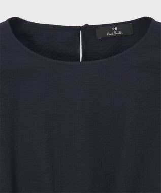 Paul Smith 【洗える】シアサッカー ワンピース ネイビー