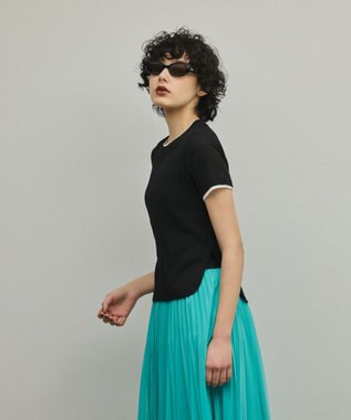 GRACE CONTINENTAL シアーテレコカットトップ ブラック