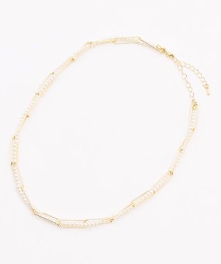 組曲 ツイストパールチェーン ネックレス