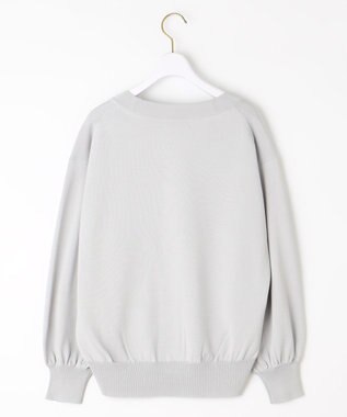 ANY SIS L 【洗える】コクーンシルエット カーディガン ライトグレー