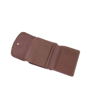 genten ウールシープソフト 二つ折り財布 ノウチャ