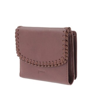 genten ウールシープソフト 二つ折り財布 ノウチャ