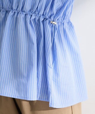 Green Parks ビスチェドッキングカットプルオーバー Stripe Blue
