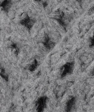 BEIGE， KOKOMO / ウールアルパカメッシュニット Md.Gray