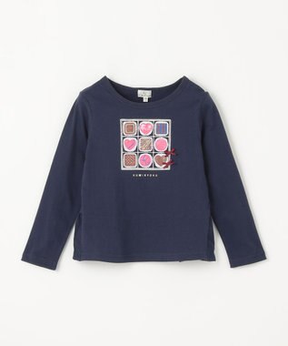 組曲 KIDS 【110-140㎝】チョコレートボックス Tシャツ ブルーベリー系