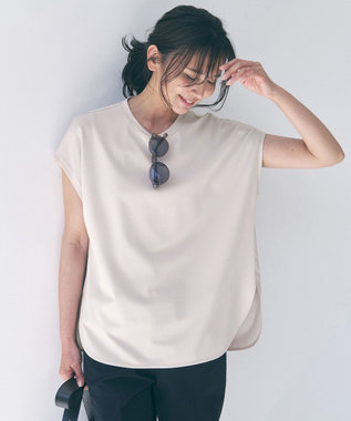UNFILO BEAUTY FORM-T バックシャーリング Tシャツ グレージュ