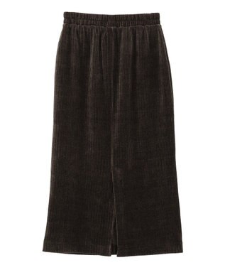 YECCA VECCA コーデュロイナロースカート Brown