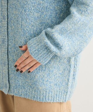 Green Parks ２ＷＡＹメランジＭＩＸニットプルオーバー Sax