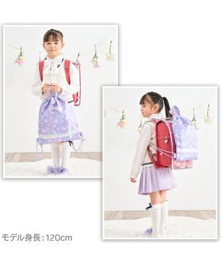 Mother garden マザーガーデン ユニコーン 通園・通学バッグ 3点セット 《フラワー柄》 フラワー柄