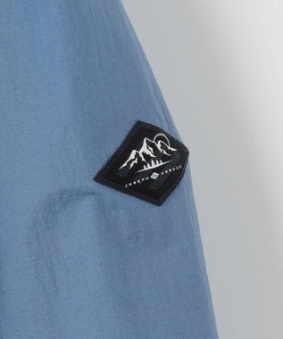 JOSEPH ABBOUD MOUNTAIN 【軽量/ECO撥水/ストレッチ/男女兼用】ライトワッシャー アウトドアシャツ サックスブルー系