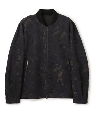 JOSEPH HOMME 【新柄】モロッカンジャガード ジップアップブルゾン ブラック系5