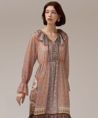 GRACE CONTINENTAL ペイズリープリントドレス