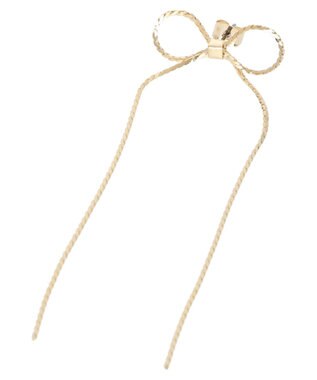 Green Parks ・ＨＡＬＦ　ＴＩＭＥ　メタルリボンピアス Gold